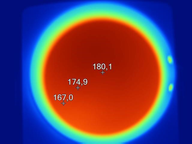 Test antikleefpan gelijkmatige warmteverdeling